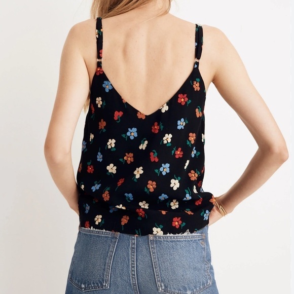 Madewell Button-Down Cami in Pressed Flowers 2 - Picture 3 of 8